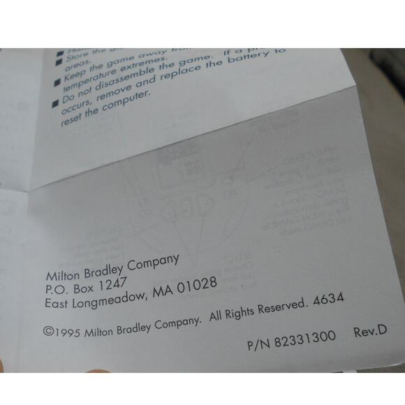 Vintage Connect Four Electronic Handheld Game Milton Bradley 1995 Works - Picture 8 of 8